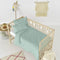 Happy Friday Basic Duvet cover set cot 2 piece Mint