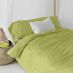Happy Friday Basic Duvet cover set 2 piece Green