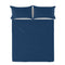 Happy Friday Basic Bed sheet Navy