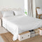 Happy Friday Basic Bed sheet White