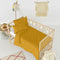 Happy Friday Basic Duvet cover set cot 2 piece Mustard