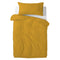 Happy Friday Basic Duvet cover set cot 2 piece Mustard