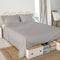 Happy Friday Basic Bed sheet Grey