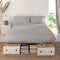 Happy Friday Basic Bed sheet Grey