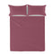 Happy Friday Basic Bed sheet Magenta