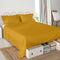 Happy Friday Basic Bed sheet Mustard