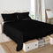 Happy Friday Basic Bed sheet Black