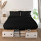 Happy Friday Basic Bed sheet Black