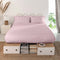 Happy Friday Basic Bed sheet Pale rose
