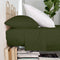 Happy Friday Basic Bed sheet Olive green