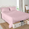 Happy Friday Basic Bed sheet Pale rose