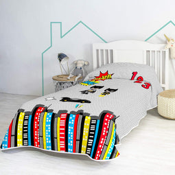 Happy Friday Bat Bedspread