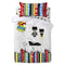 Happy Friday Fitted sheet Bat 60x120x14 cm (Cot) Multicolor