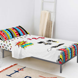 Happy Friday Bat Sheet set 2 piece