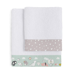 Happy Friday Best buddies Towel set Pack of 2