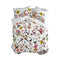 Happy Friday Birds of paradise Duvet cover