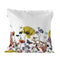 Happy Friday Birds of paradise Pillow cover