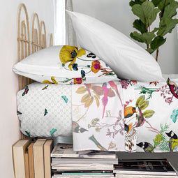 Happy Friday Birds of paradise Bed sheet
