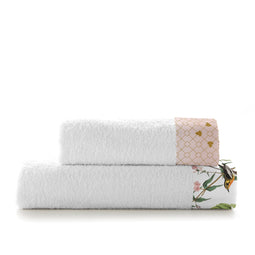 Happy Friday Blooming Towel set Pack of 2