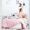 Happy Friday Blush Duvet cover