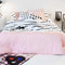 Happy Friday Blush Duvet cover