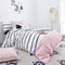 Happy Friday Blush Duvet cover