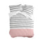 Happy Friday Blush Duvet cover