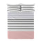 Happy Friday Blush Bed sheet