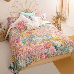 Happy Friday Boho chic Duvet cover