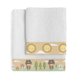 Happy Friday Camping Towel set Pack of 2
