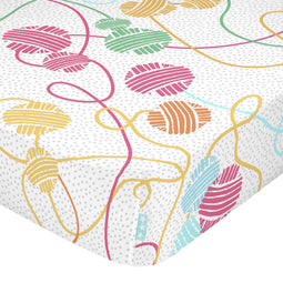 Happy Friday Cat & mouse Fitted sheet cot