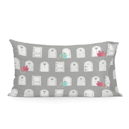 Happy Friday Cat & mouse Pillow cover 50x75 cm (Single)
