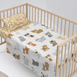 Happy Friday Cats Sheet set cot 2 pieces