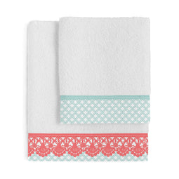 Happy Friday Chinoiserie Towel set Pack of 2