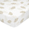 Happy Friday Clouds Fitted sheet Beige