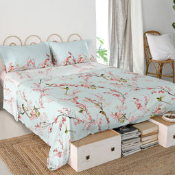 Happy Friday Chinoiserie Bed sheet