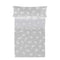 Happy Friday Clouds Sheet set 2 piece Grey