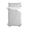 Happy Friday Clouds Duvet cover set 2 piece Grey