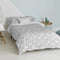Happy Friday Clouds Duvet cover set 2 piece Grey