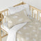 Happy Friday Clouds Duvet cover set cot 2 piece Beige