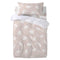 Happy Friday Clouds Duvet cover set cot 2 piece Pink