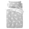 Happy Friday Clouds Duvet cover set cot 2 piece Grey