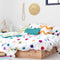 Happy Friday Confetti Duvet cover