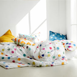 Happy Friday Confetti Duvet cover