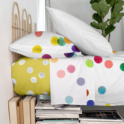 Happy Friday Confetti Bed sheet