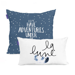 Happy Friday Constellation Cushion cover 50x50 + 50x30 cm