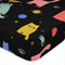 Happy Friday Cosmic cats Fitted sheet