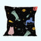 Happy Friday Cosmic cats Pillow cover
