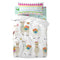 Happy Friday Cute llamas Duvet cover set cot 2 piece