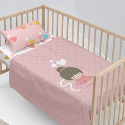 Happy Friday Dancing Sheet set cot 2 piece